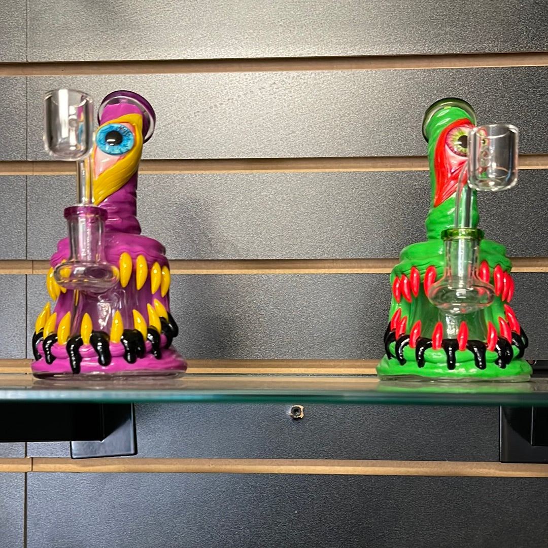 Monster Glass Pipe w/ Quartz Banger