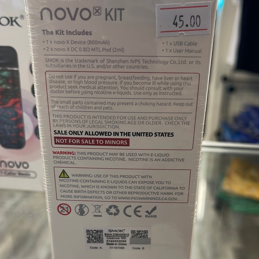 SMOK Novo X 25W Pod System Kit 800mAh