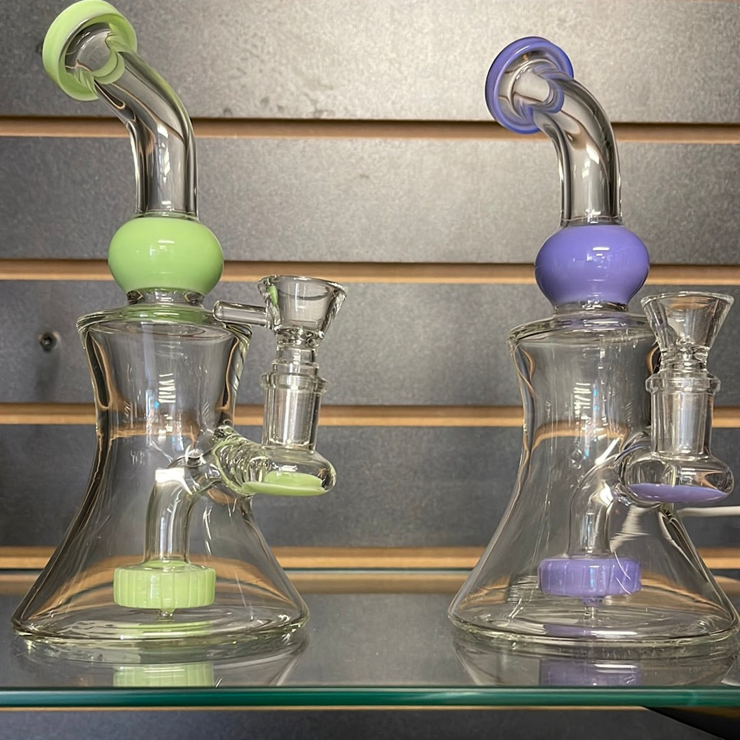 Glass Bubbler w/ Bowl