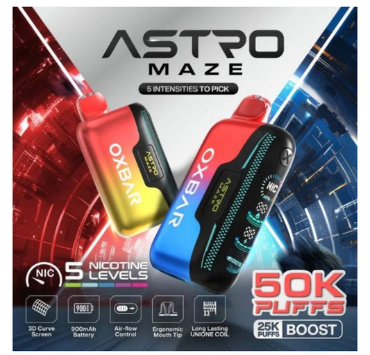 OXBAR Astro Maze 50,000 Puffs Disposable