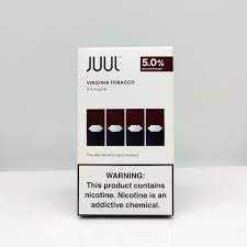 JUUL Pods Virginia Tobacco and Menthol 4 Pods 3% 5% Nicotine Refill Po WT VAPE JUUL Pods Virginia Tobacco and Menthol 4 Pods 3% 5% Nicotine Refill Po WT VAPE