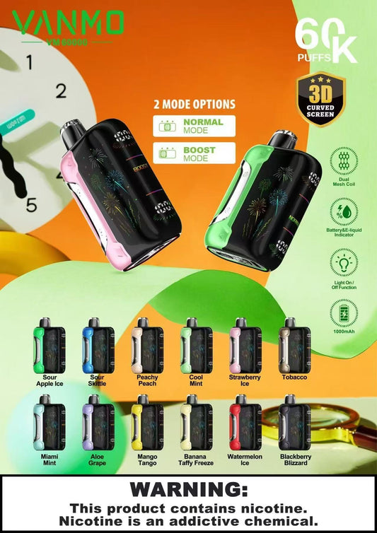 VANMO disposable vape 60K puffs