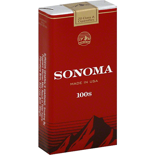 SONOMA RED 100S