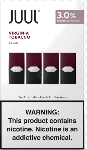 JUUL Pods Virginia Tobacco and Menthol 4 Pods 3% 5% Nicotine Refill Po WT VAPE JUUL Pods Virginia Tobacco and Menthol 4 Pods 3% 5% Nicotine Refill Po WT VAPE